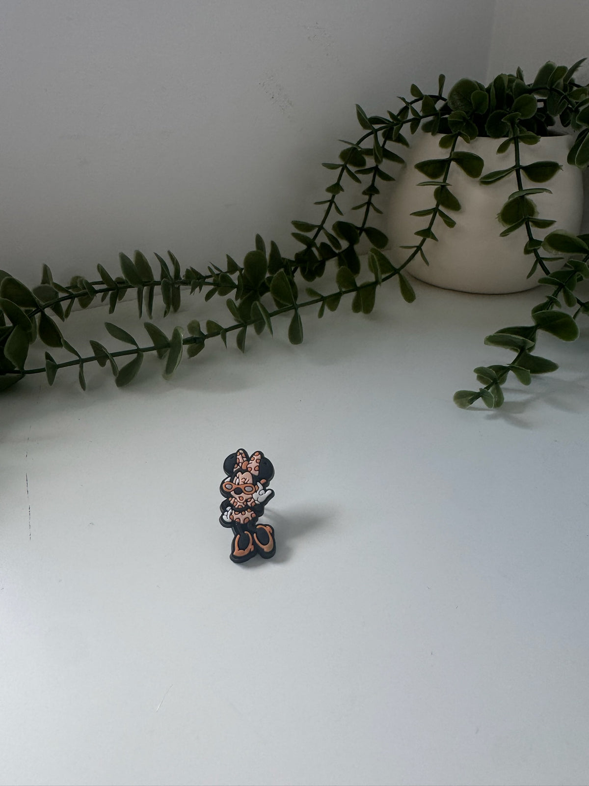 Minnie silicone straw topper