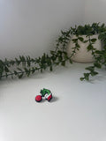 Grinch silicone straw topper