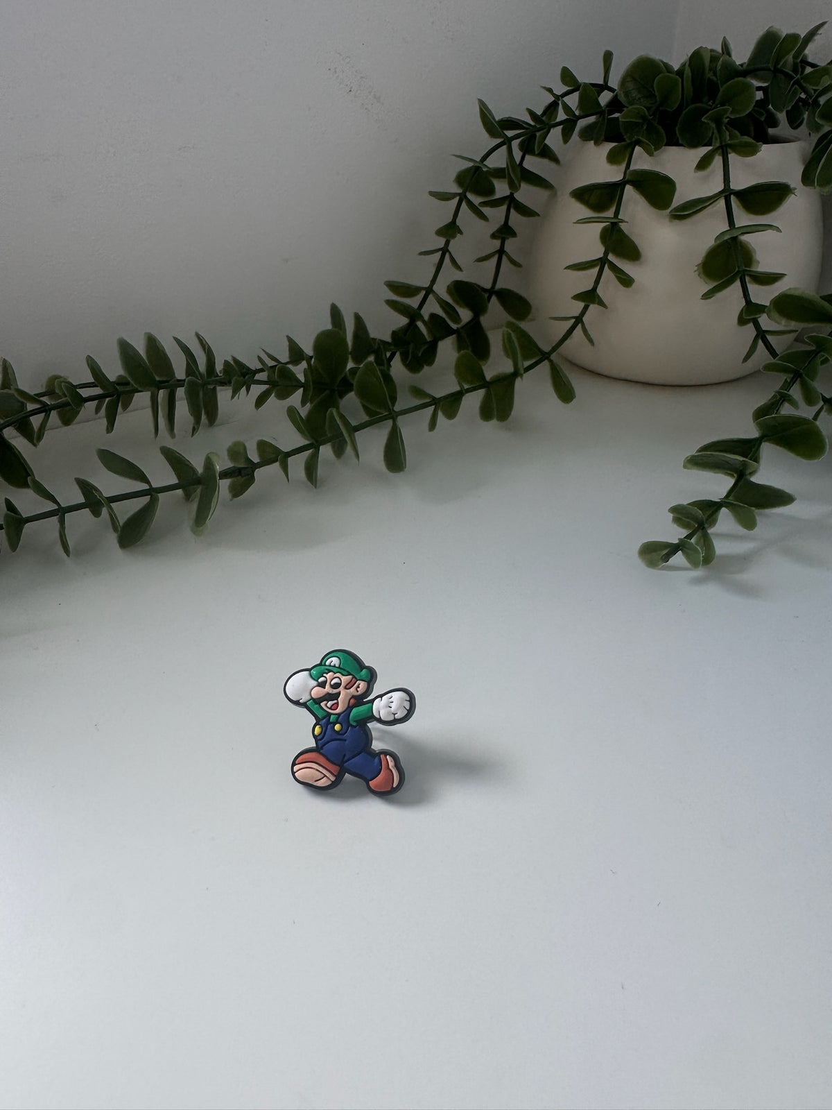 Luigi silicone straw topper