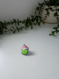 Grinch silicone straw topper