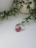 Santa silicone straw topper