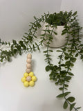 Flower teether - yellow