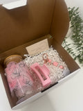 Pink butterflies premade gift box