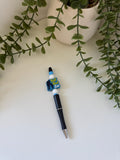 Dad silicone beaded pen