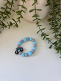 Blue motorbike teether