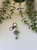 Dumb fuckery metal keychain