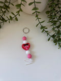 Valentine’s Day string keychain