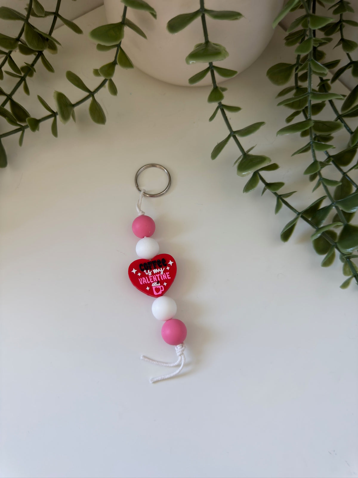 Valentine’s Day string keychain