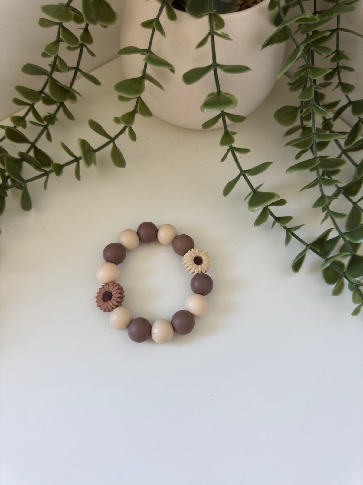 Flower teething ring