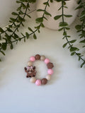 Highland cow teething ring