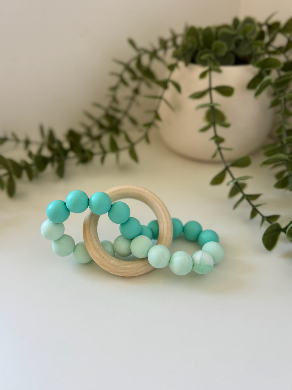 Blue infinity teether
