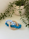 Blue infinity teether