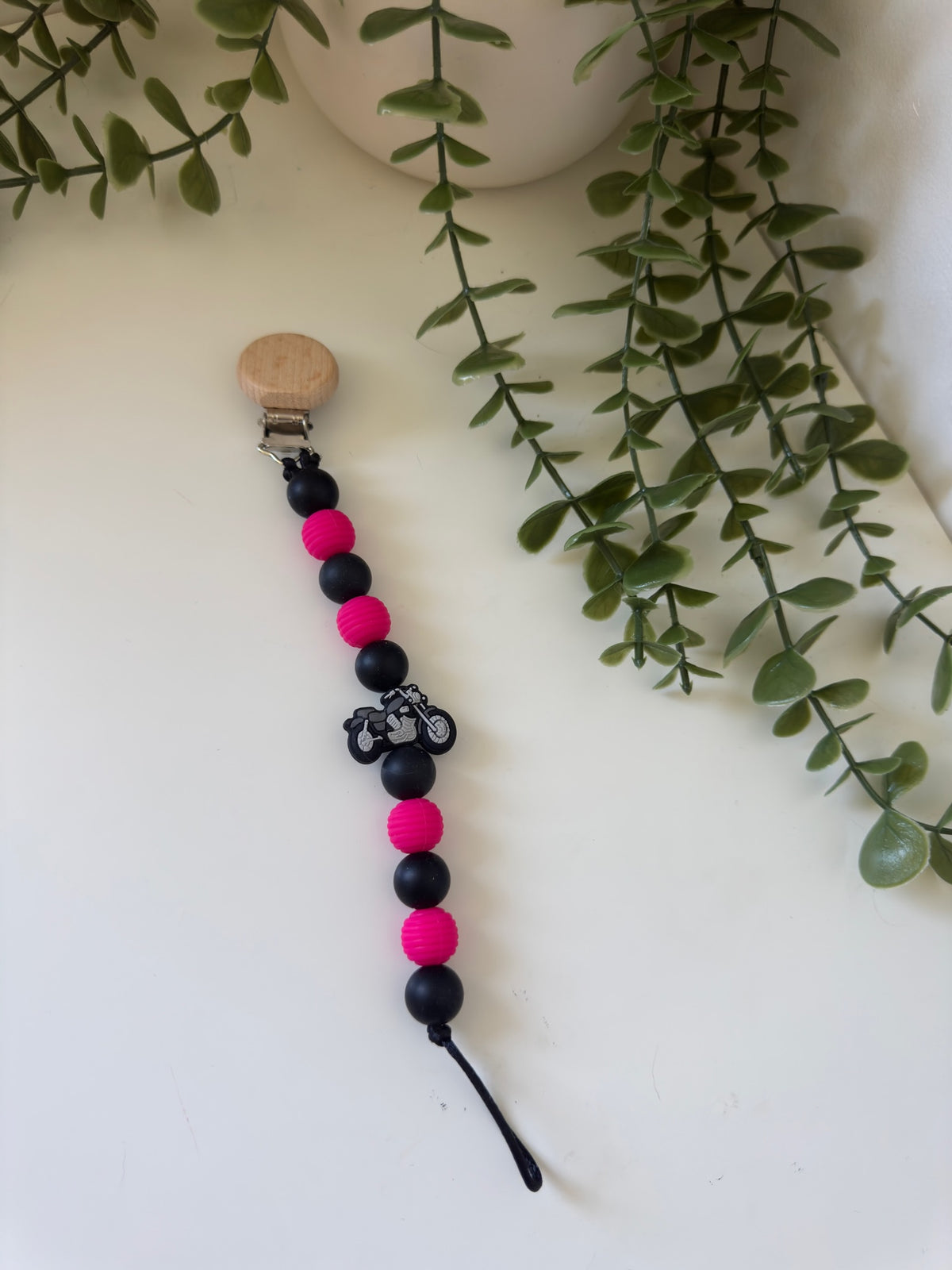 Pink Motorbike dummy clip