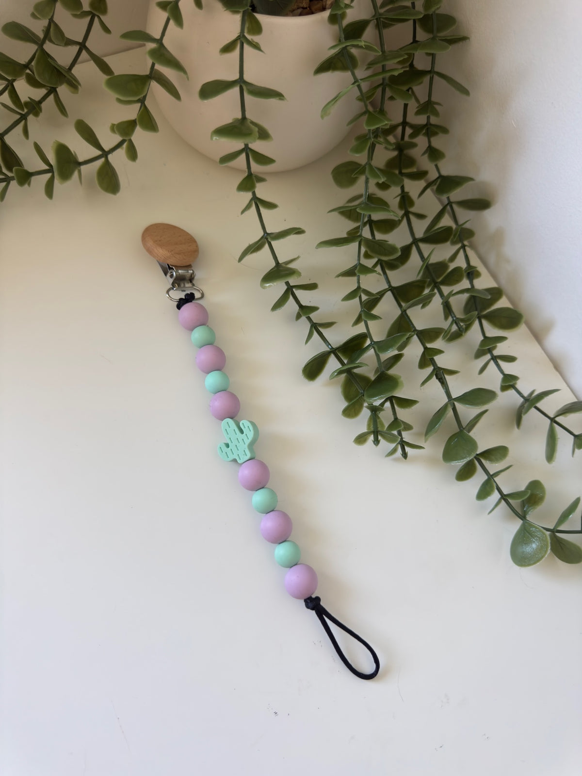 Teal cactus dummy clip