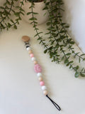 Pink lion head dummy clip