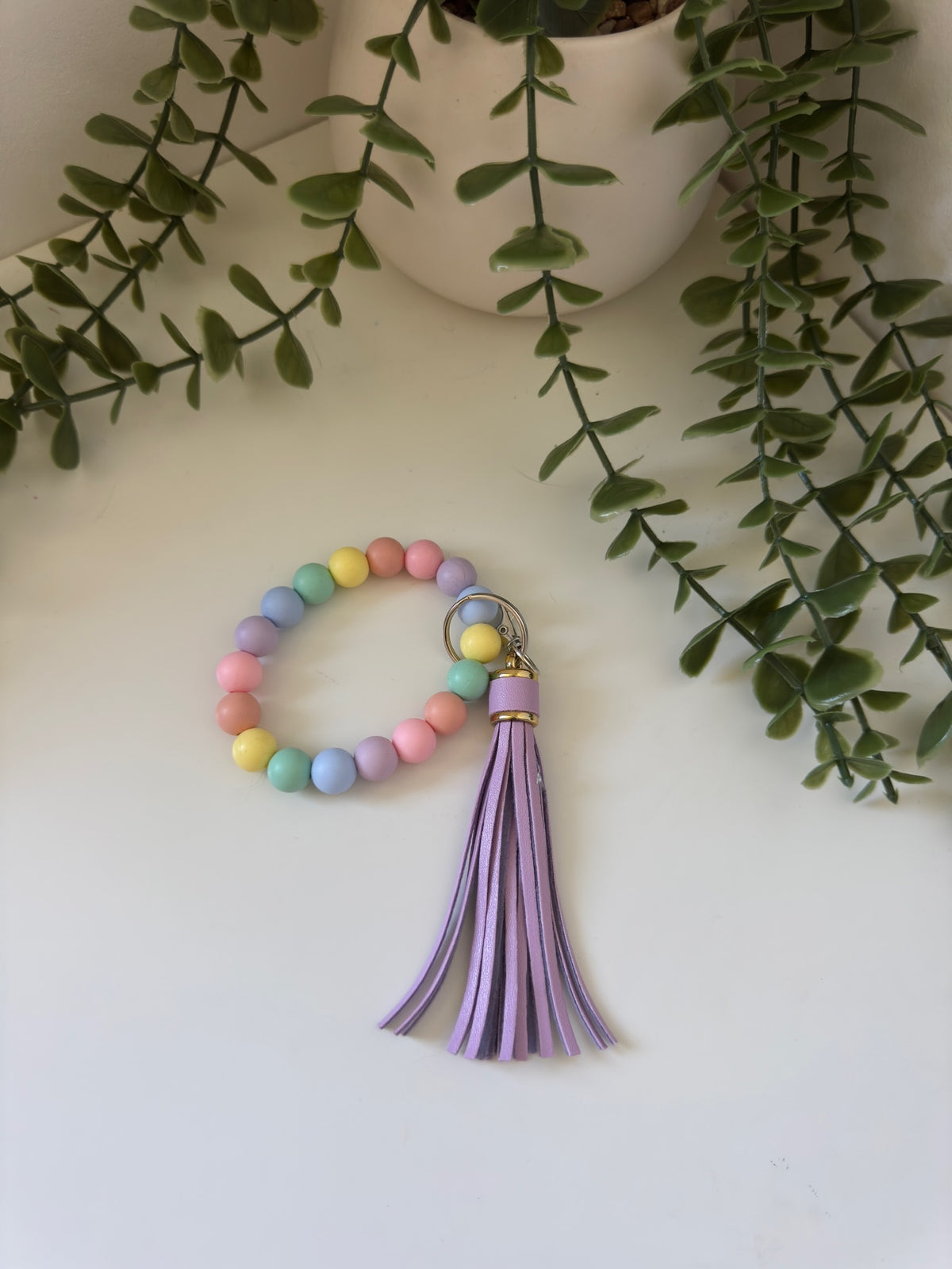 Rainbow wristlet