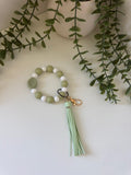 Sage leaf wristlet