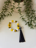 Sunflower wristlet