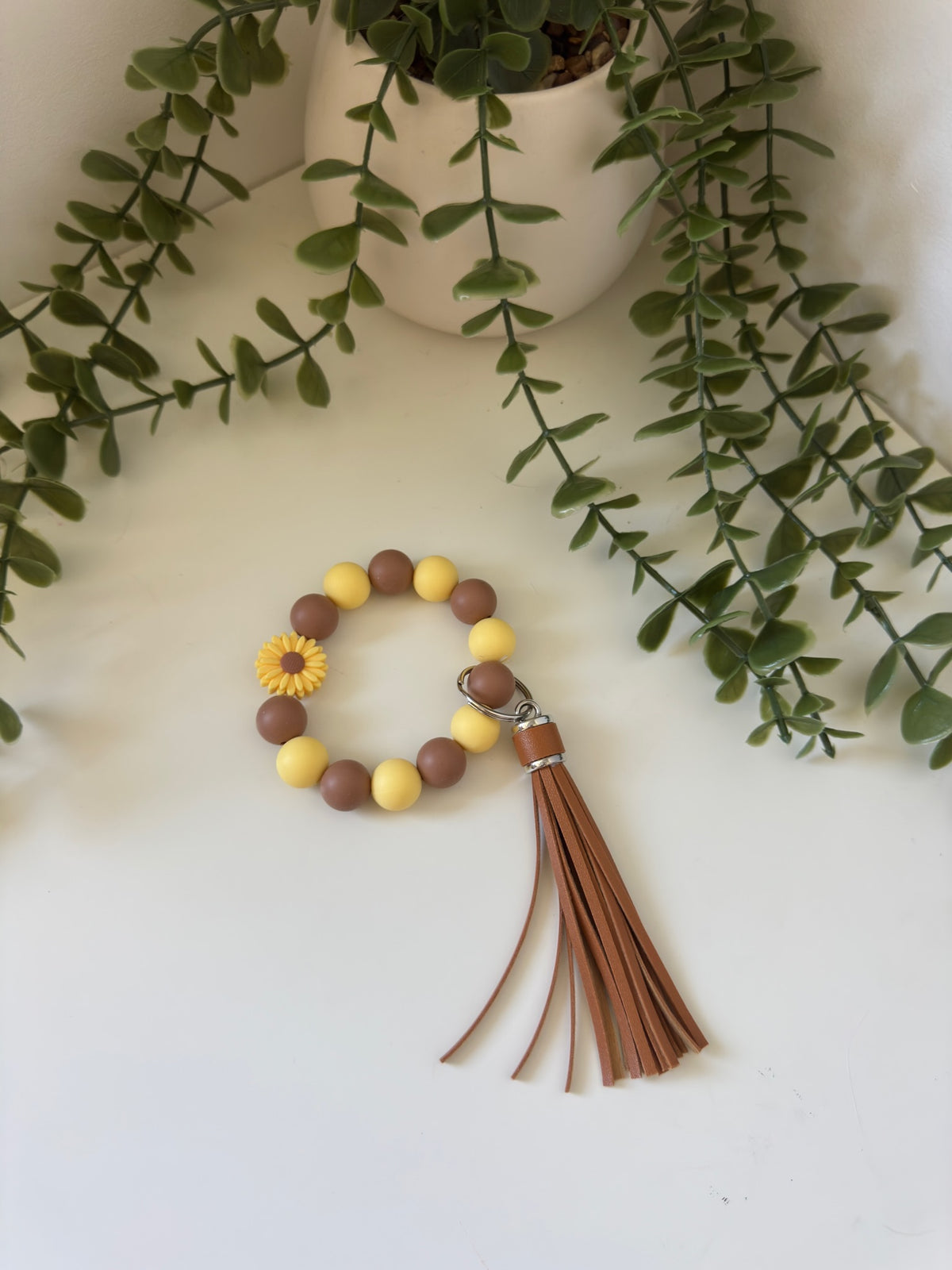 Sunflower wristlet