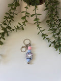 Combi van metal keychain