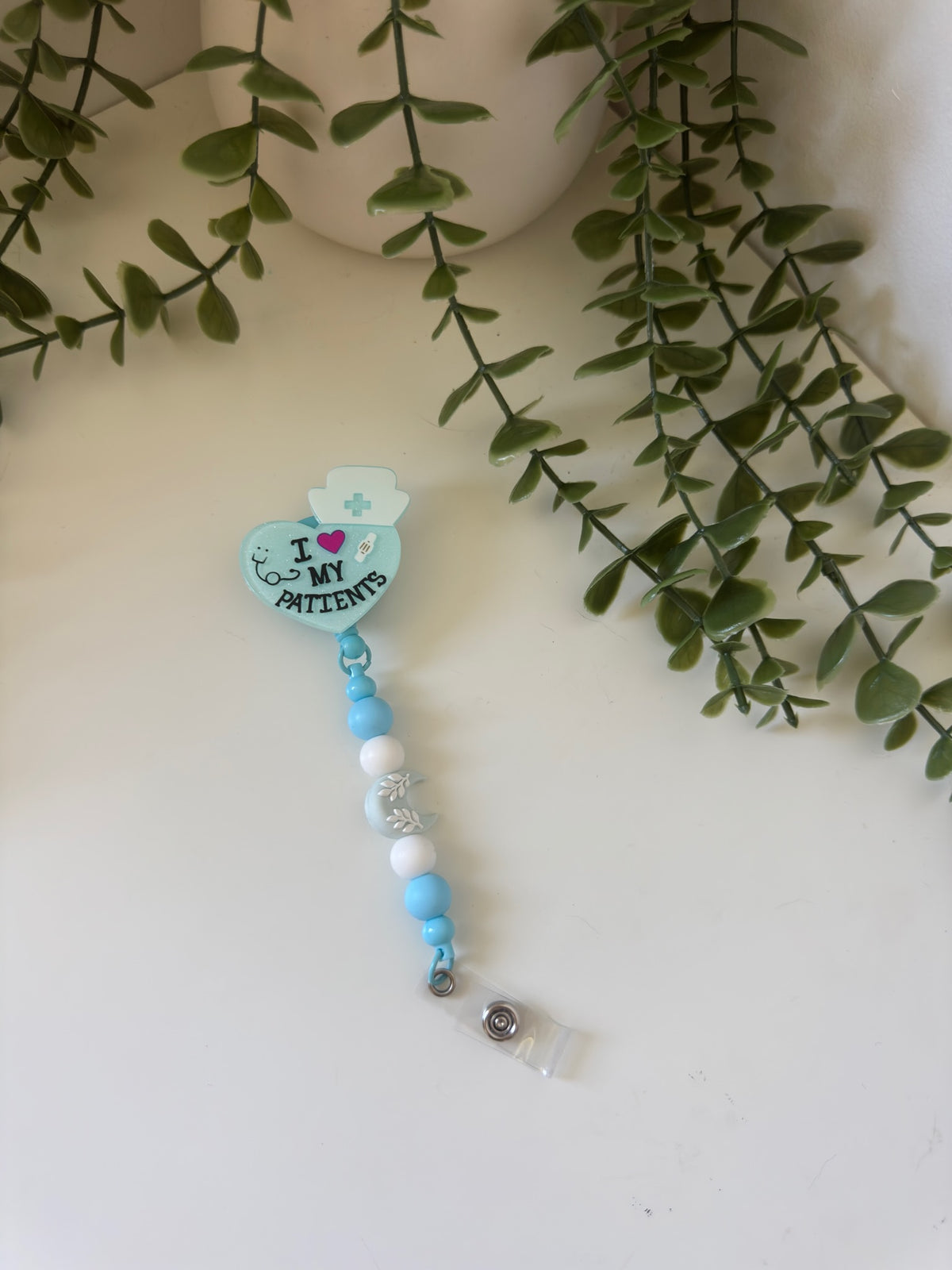 I heart my patients badge reel