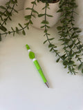 Green leaf pen
