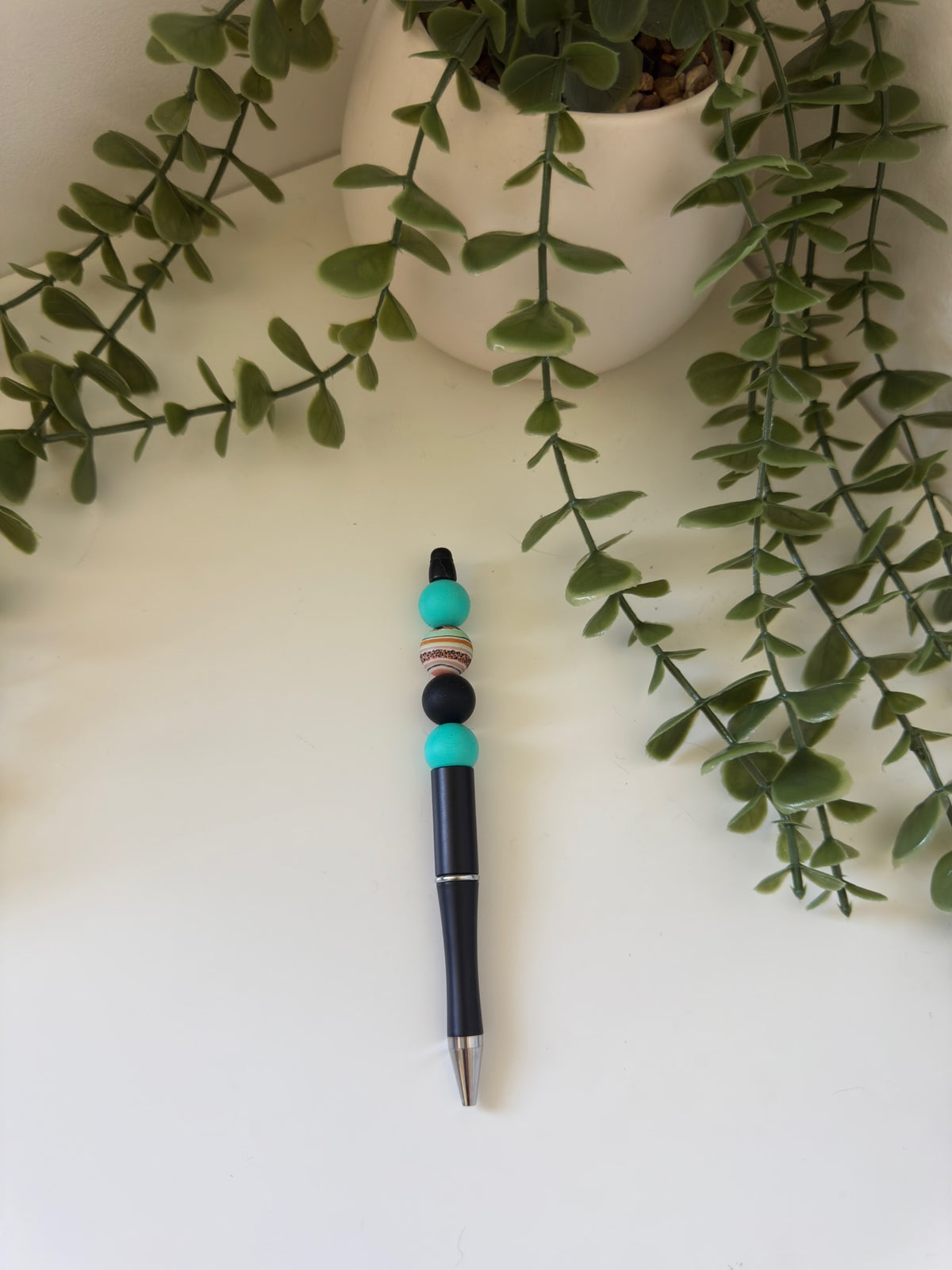 Blue and black pen