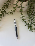 Black cow print pen