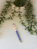 Purple flower pen