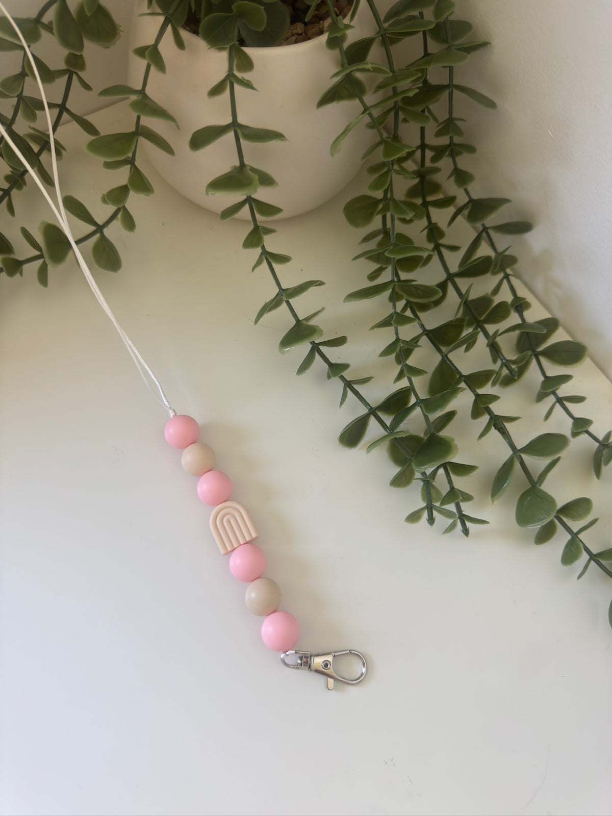 Pink arch lanyard