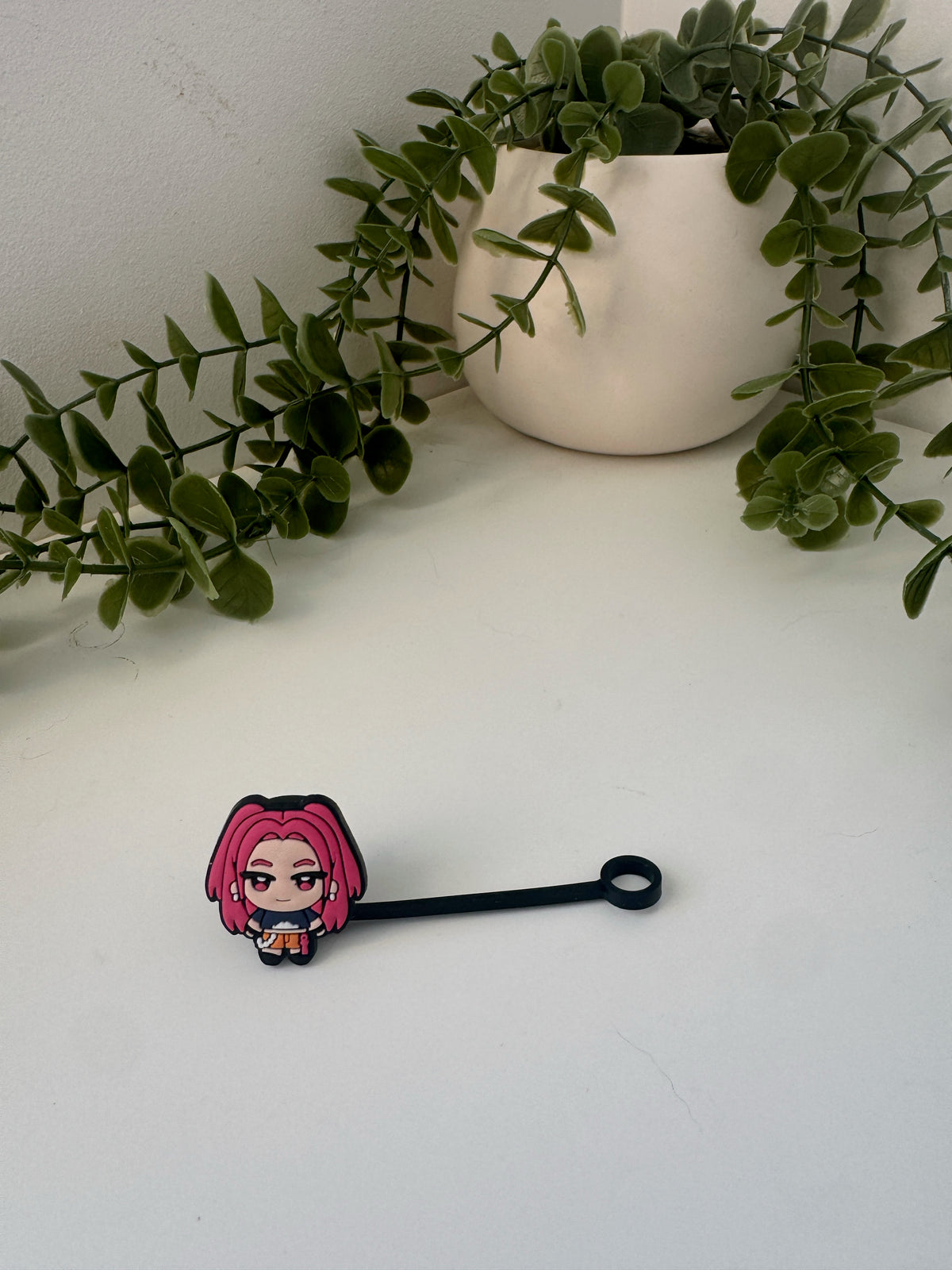 K-pop demon hunters silicone straw topper