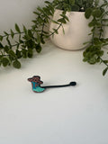 Cowboy boots silicone straw topper