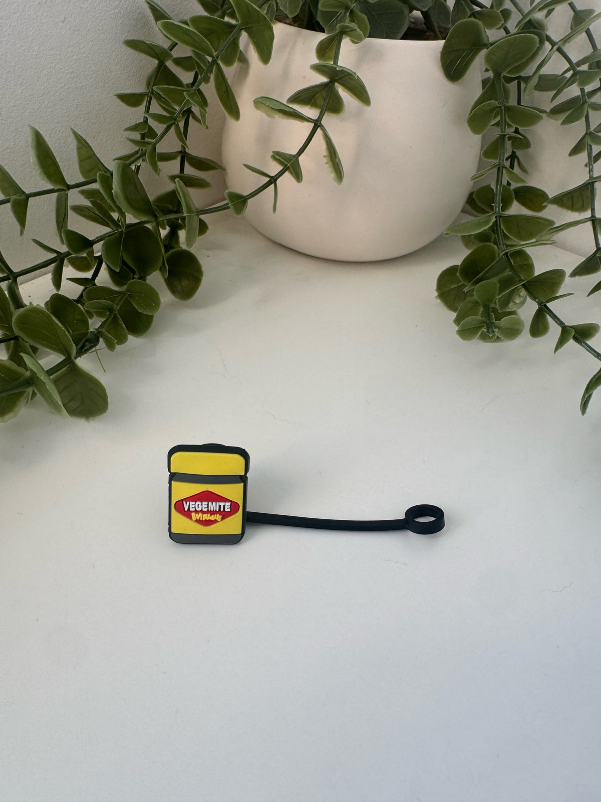 Vegemite silicone straw topper